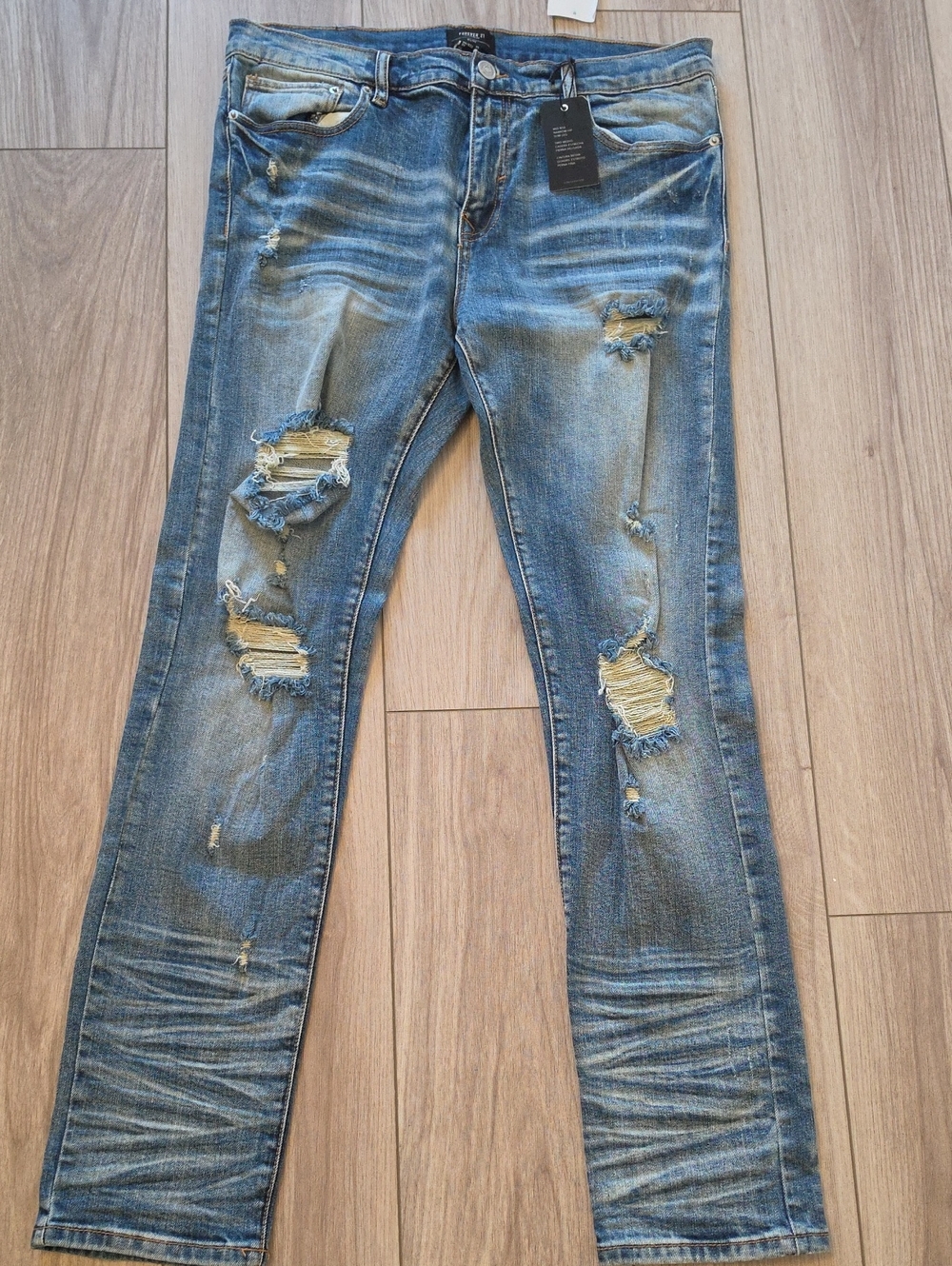 Distressed Denim Mens Jeans